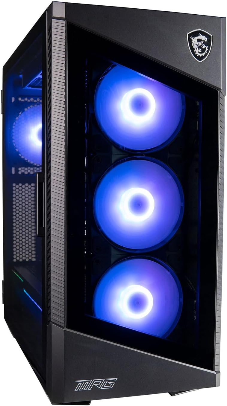 MPG Velox by MSI Gaming Desktop NVD GeForce RTX 5090 AMD 8-Core Ryzen 7 9800X3D Processor, 64GB DDR5 RAM, 2TB NVMe SSD, WiFi, Windows 11 Pro RGB Gamer PC Computer