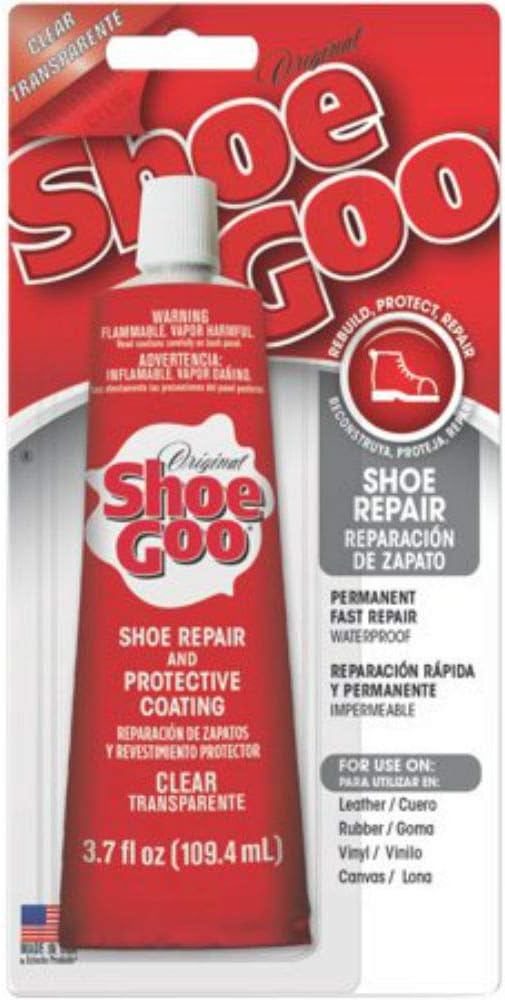 Shoe Goo Shoe Repair Adhesive Glue Clear (Pack of 2),3.7 oz