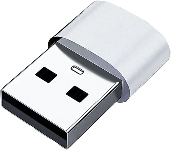 QMQJIA Short USB C to USB Adapters USB Type C Female to USB2.0 Male Adapters Connectors OTG Adapters for Phone Laptops