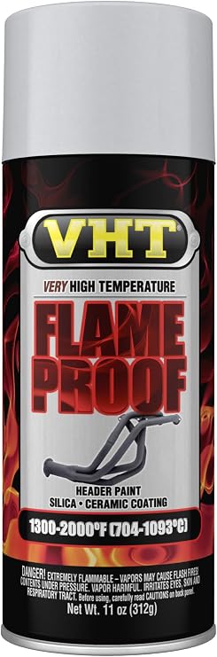 VHT Flameproof Coating, Flat, Aluminum, 11 oz