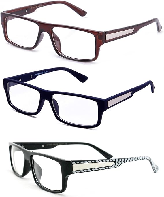 Newbee Fashion - Casual Simple Squared Durable Frames Design Clear Eye Glasses Geek