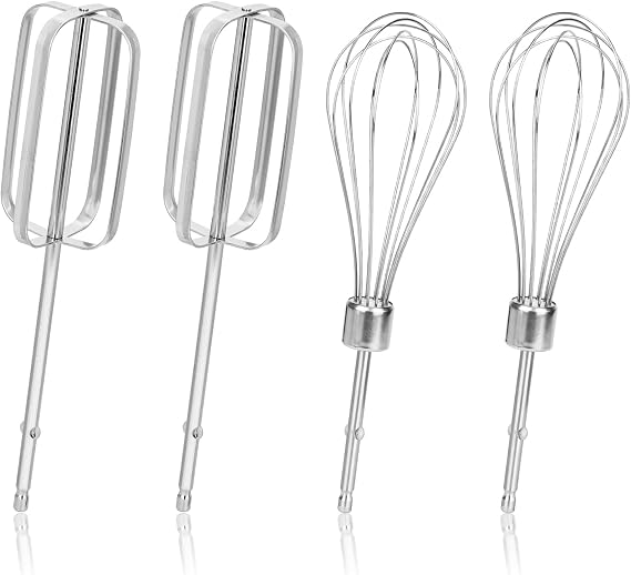 4pcs Hand Mixer Beaters Attachments Set for Hamilton Beach Hand Mixer