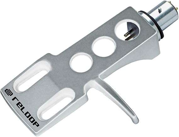 Reloop Headshell for 1/2-Inch Pick-Up Systems, Silver (HEADSHELL-SLV)