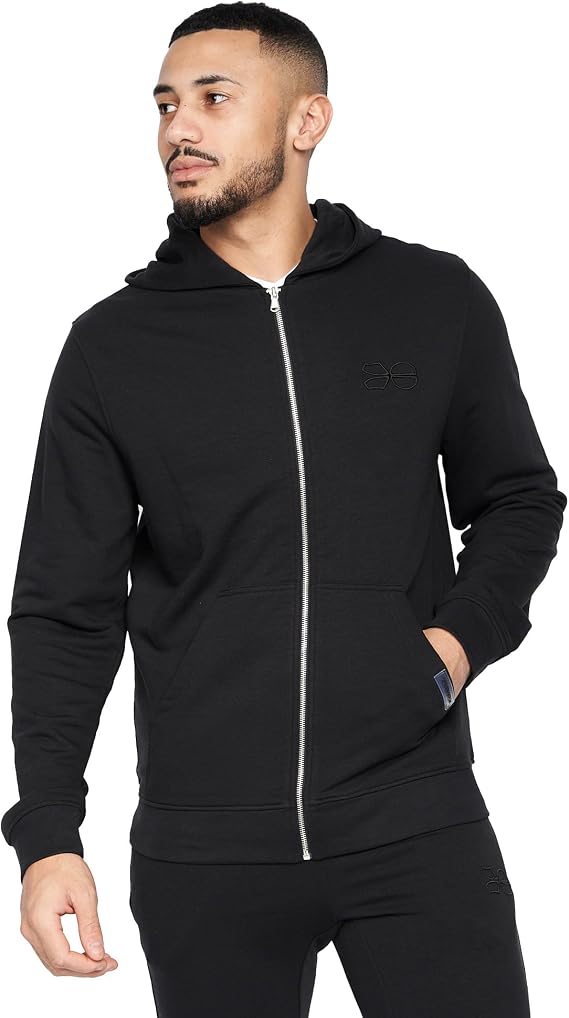 Crosshatch Mens Braxson Full Zip Hoodie