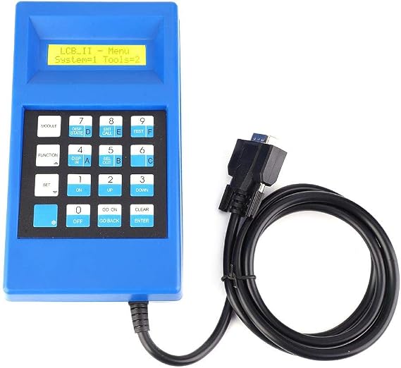 Jectse LCD Display Elevator Test Tool,Blue Plastic Elevator Server Debugging Fit,for Detect Elevator Status