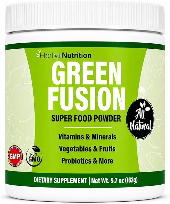 Greens Powder Superfood Fruits & Vegetables Blend Probiotics & More (1)