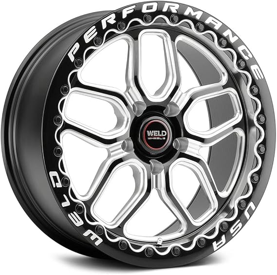 Weld - S907 18X10 Laguna Beadlock 5X115 ET30 BS6.70 Gloss Black MIL Dia 78.1 (S90780071P30)