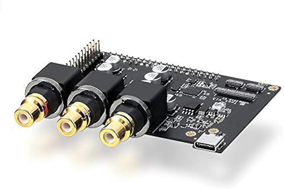 Khadas Tone Board High Resolution Audio Board VIMs, Compatible(Generic Edition) for Desktop PCs/Laptop PCs/Edge, Raspberry PIS and Other SBCs/All Other Devices via Included USB-C to USB-A 2.0 Cable