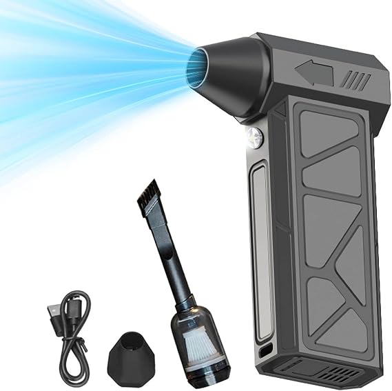 Snow Whiz Led Turbo Blower, Snowwhiz Turbo Blower, Snow Wiz Led Turbo Blower Hand Held, Turbo Breeze Electric Blower with Led, Mini Turbo Snow Blower (1PC)