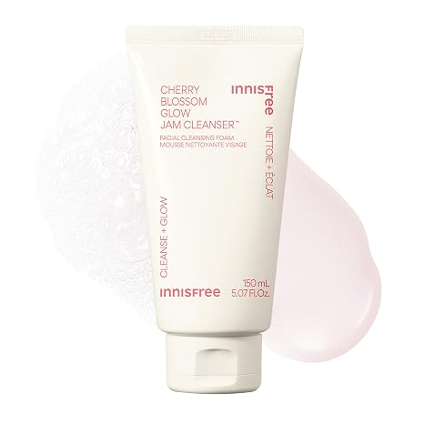 innisfree Cherry Blossom Glow Jam Cleanser | Korean Face Wash