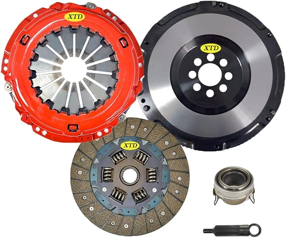 XTD STAGE 2 SMOOTH CLUTCH KIT + PROLITE FLYWHEEL compatible with 1998-2002 Toyota Altezza RS200; SXE10 (2.0L DOHC 4cyl 3S-GE 6 speed)