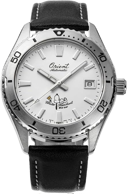Orient Peanuts 75th Anniversary Limited Edition Diver 39.9mm - White on Leather Strap