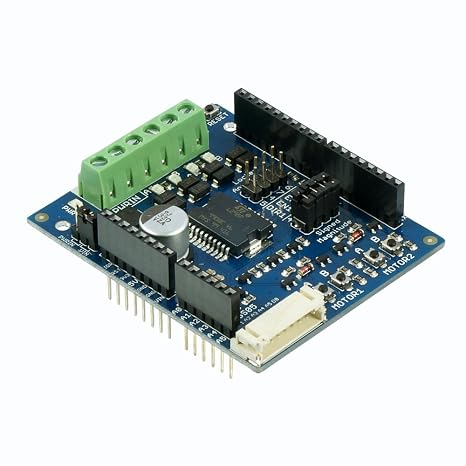 Cytron 0.8A Bi-Directional Dual Channel DC Motor Driver L298P Shield for Arduino, 5-26V