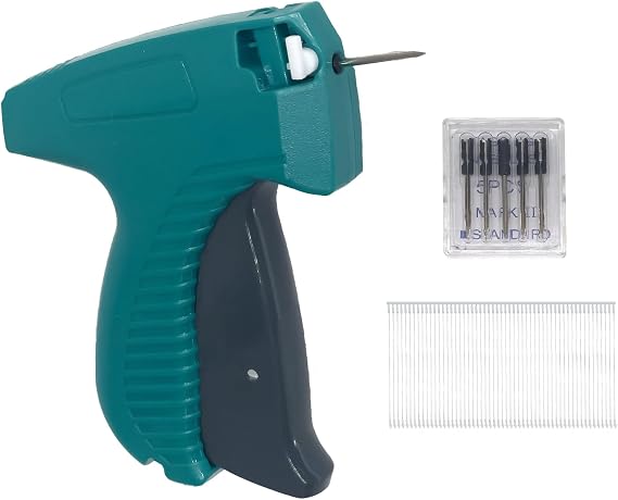 Tagging Gun for Clothing, Handheld Tag Gun Needles & 1000 Micro-Fasteners, Use for Fabric, Retail, Quilting, and Crafts