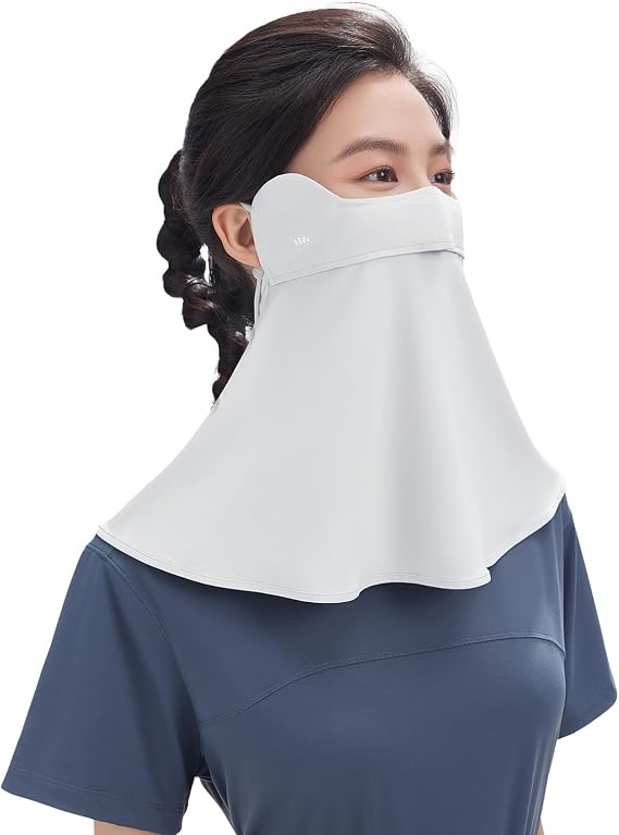 BENEUNDER UV Sun Protection Face Cover/Neck Gaiter Scarf UPF50+ Breathable Cooling for Summer Outdoor Activities Reusable