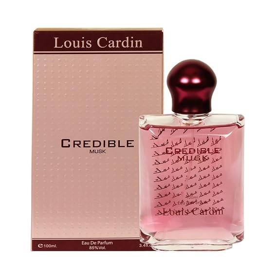 Louis Cardin Credible Musk - Fresh, Woody, Musky, Fruity Fragrance for Men.
