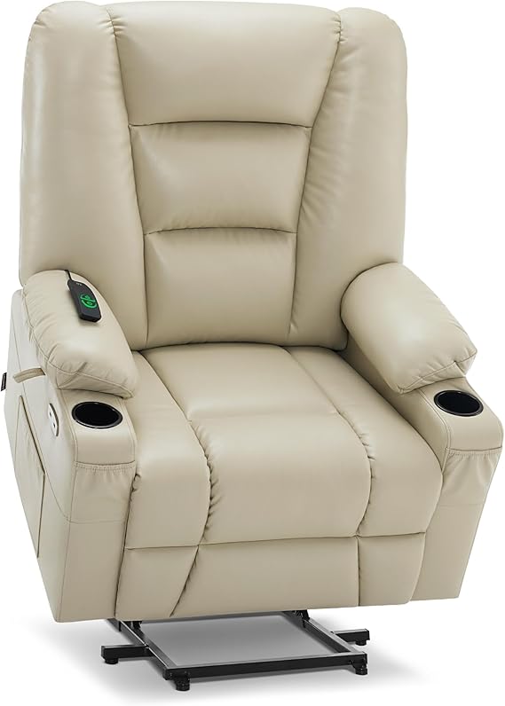 MCombo Single Motor Power Lift Recliner for Elderly, R7541 Large-Oversize