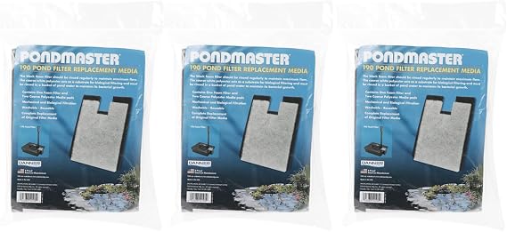 Danner Pondmaster Coarse Foam Pad Replacement Filters #12195 (3 Packages)