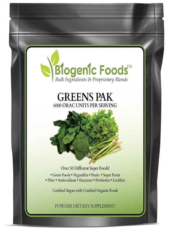 Greens Pak - Superfood & Plant-Based Blend with Fruits, Vegetables & Essential Nutrients - 10 kg (22 Pound)