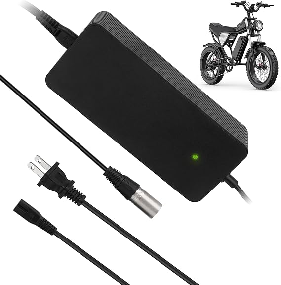 UL Certified Upgraded Fast Charging 3-Pin 54.6V 3A Battery Charger for Ridstar Q20& YVY, Battery Power Adapter, Waterproof & Moisture-Proof & Protection Against Overcurrent Charger Part