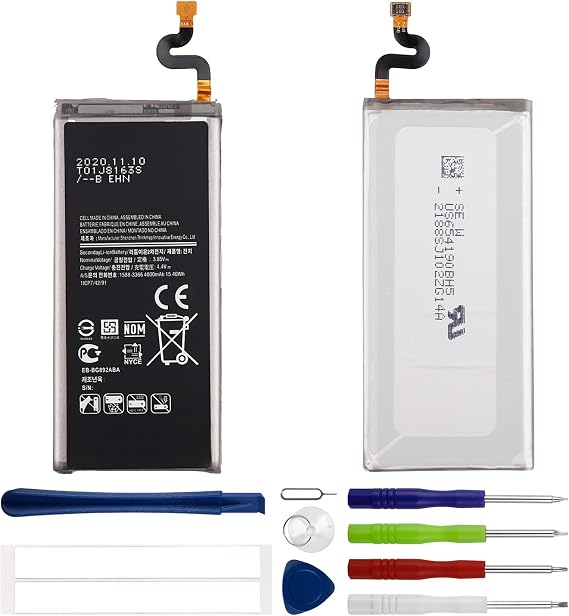 Duotipa New EB-BG892ABA Battery Compatible with Galaxy S8 Active SM-G892 G892V G892A G892T G892P with Repair Tool Kit
