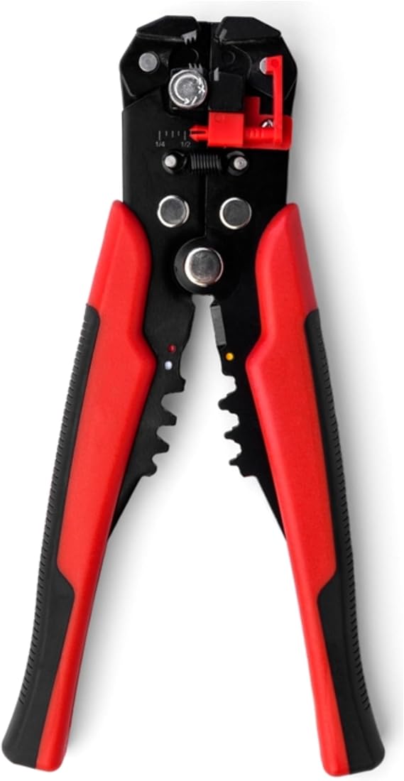 Automatic Wire Stripper, 3in1 Wire Cutters, Self-Adjusting Professional Cable Stripping Pliers, Electrical Tools and Terminal Crimper for Electricians, Wire Cutting and Crimping, AWG 10-24