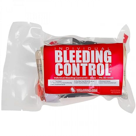 NAR Individual Bleeding Control KIT, Basic, Vacuum Sealed Pouch