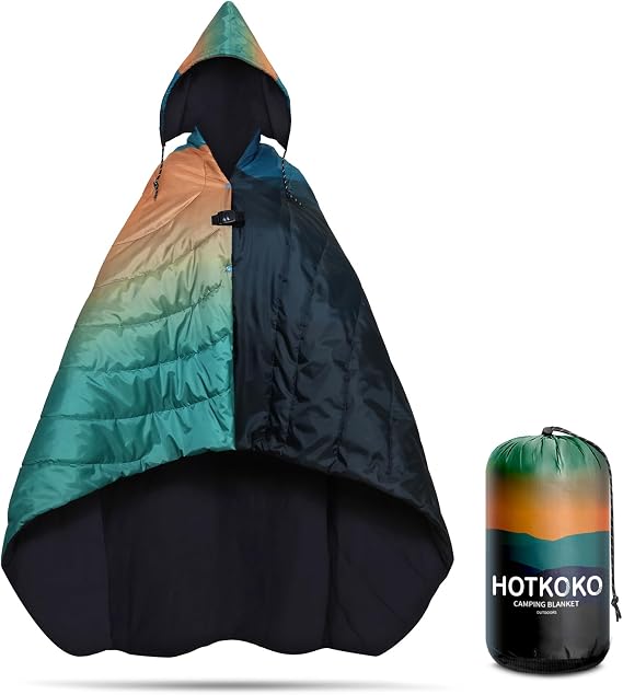 Large Camping Blanket Wearable Stadium Blanket Outdoor Waterproof