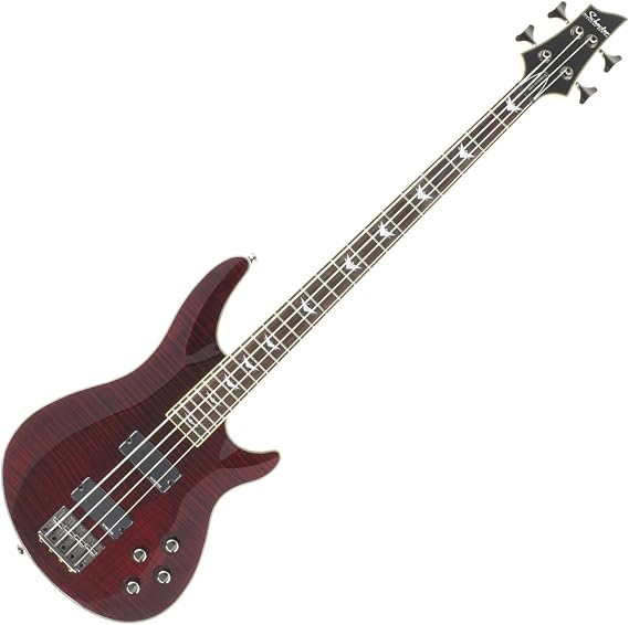 Schecter Omen Extreme-4 Bass Guitar - Black Cherry