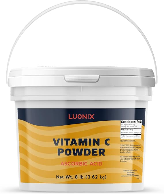 Luonix, Vitamin C Powder, 8 Lb | For cooking, baking, and seasoning