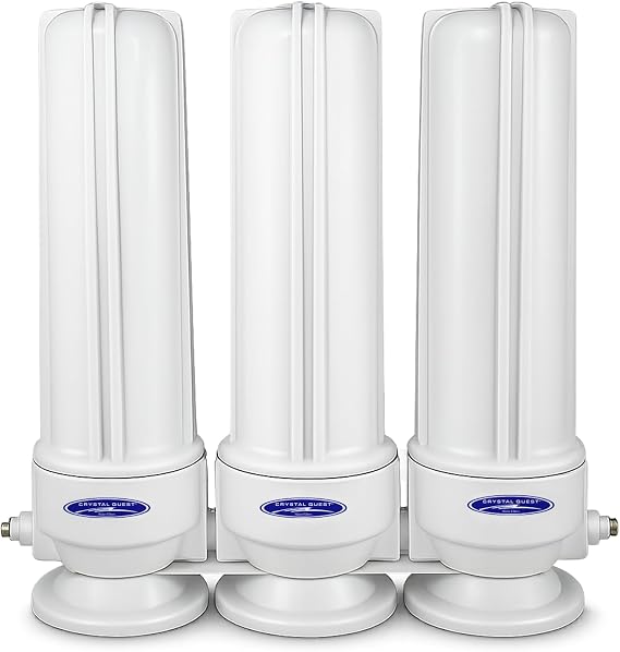 Crystal Quest Triple Inline Fluoride Removal Water Filter System