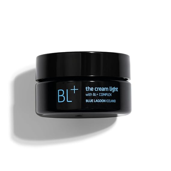 Blue Lagoon Skin Science - BL+ The Cream Light Gel Moisturizer | Sustainable, Bioactive Luxury Skincare (Full Size, 1.7 oz | 50 ml)