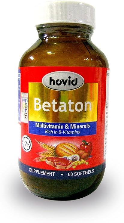 HOVID Betaton Multi-Vitamin & Minerals 60 Softgels