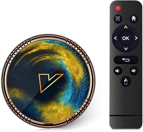 Android TV Box 11.0, VONTAR X2 4GB RAM 64GB ROM Amlogic S905X2 Quad-Core 64Bits 1000M LAN Dual-Wifi 2.4G/5G 4K/AV1/3D/USB 3.0/BT 4.2 Set Top Box,4GB+64GB [Energy Class A]