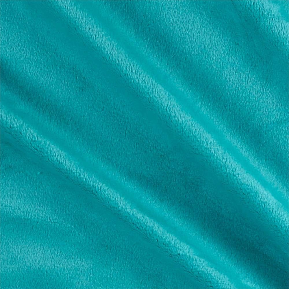 Shannon Minky Solid Cuddle 3 Teal, Fabric by the Yard
