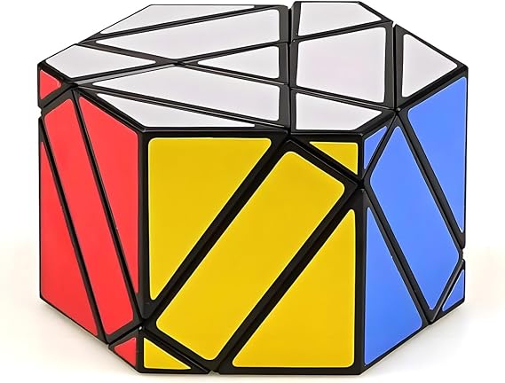 SUN-WAY Hexagon Magic Shield Speed Cube Magic Shield Six Side Puzzle Cube High Difficulty Cube Puzzle Toys Brain Teasers