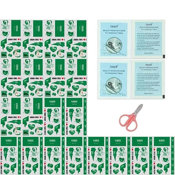 Saudi Arabia Soccer Fan Temporary Tattoos 20 Sheets, National Team Inspired Party Body Stickers 6.8x12cm