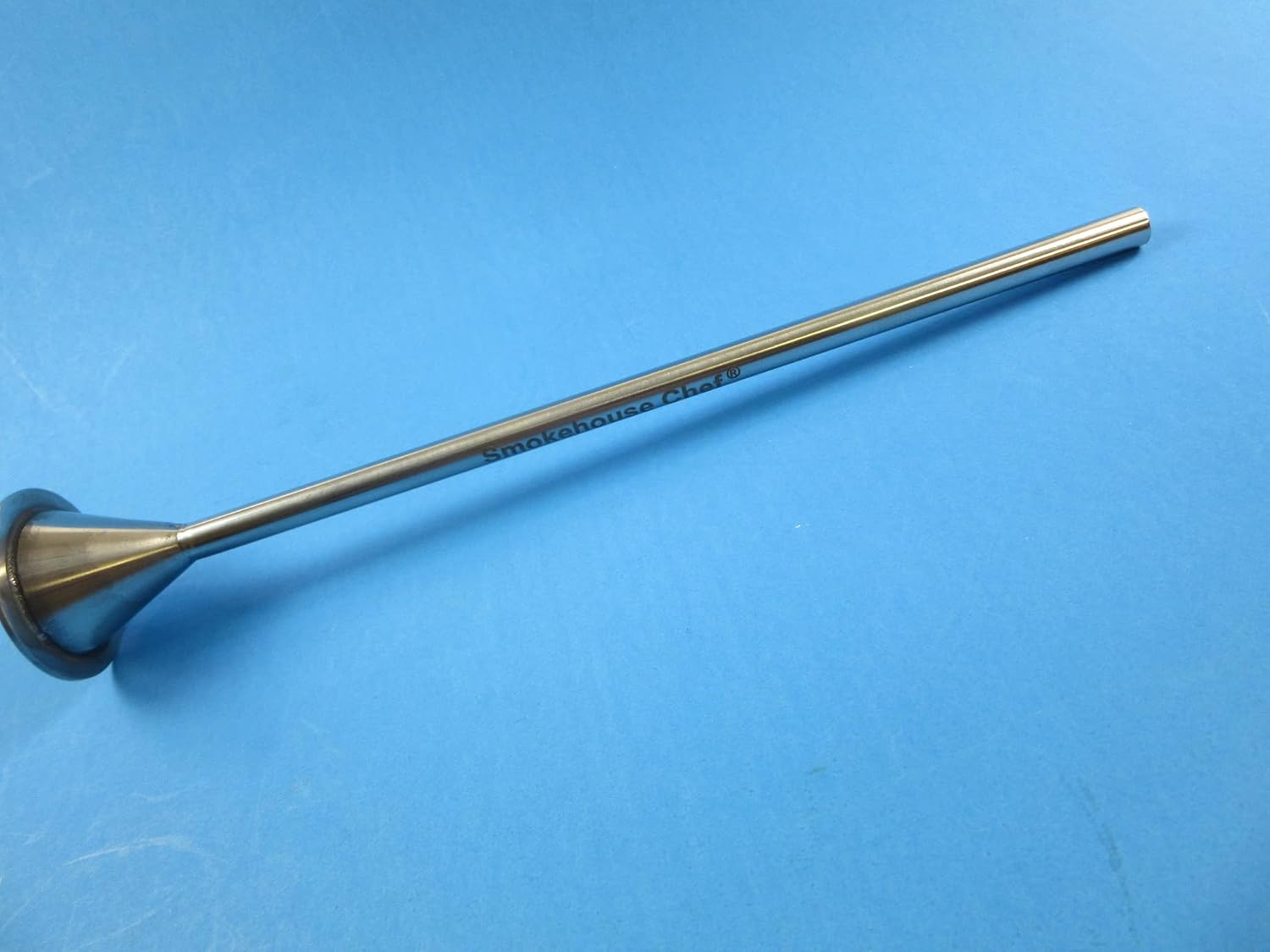 EXTRA long 3/8" snack stick tube for small sausage stuffers. 1 9/16' Base for smaller LEM, Cabelas, Enterprise, Chop Rite and more
