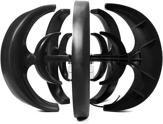 9000W Wind Turbine Generator, Vertical Axis Wind Turbines Generator Kit for Home Hybrids Streetlight Use Electromagnetic Electricity Producer Equipment,24v