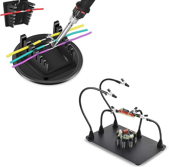 Magnetic Helping Hands Soldering Station with Soldering Stand