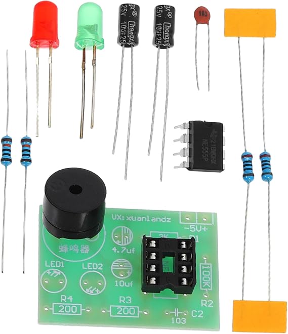 Ne555 Astable Multivibrator Kit 3pcs for Electronics DIY Students