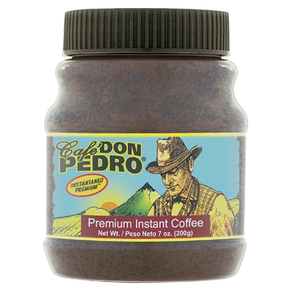 Cafe Don Pedro Low Acid Instant Coffee - Stomach Friendly, Rich, Smooth, Aromatic Blend - Premium Reduced Acid Coffee for an Instant Delight.