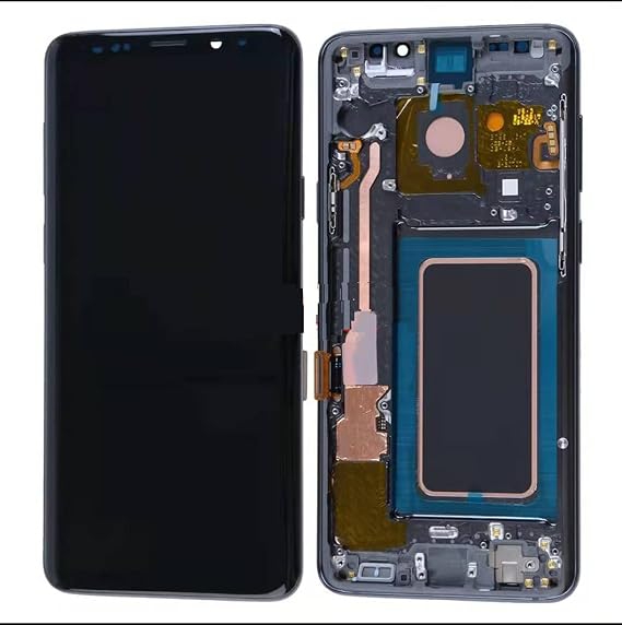 for Samsung Galaxy S9 Plus LCD Display G965f S9 G960f Touch Screen Digitizer Assembly Display for Samsung s9 LCD Repair Parts Black(with Frame (S9:5.8 inches)