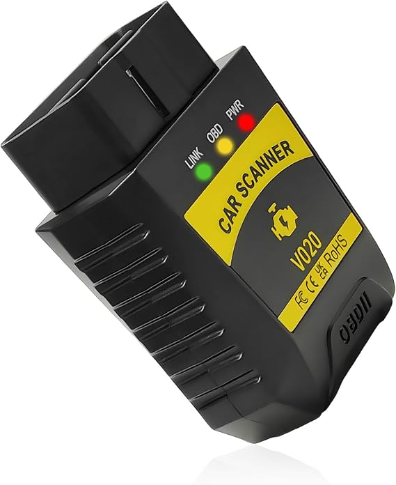 Bluetooth OBD2 Scanner, Wireless Auto Diagnostic Scan Tool Code Reader, OBDII Scanner with Exclusive App to Clear/Reset Vehicle Engine Error Code Fits Most Vehicles