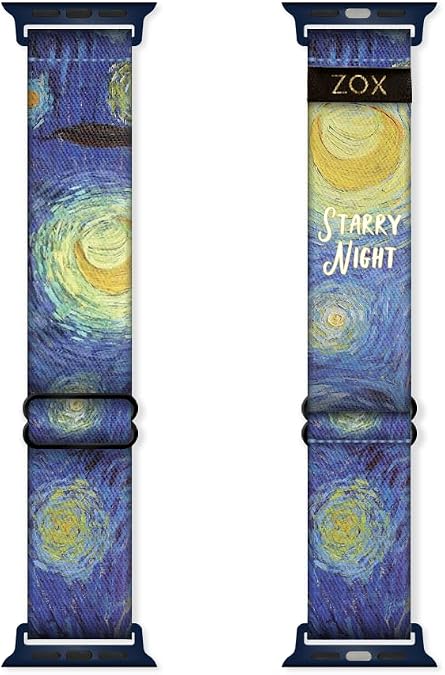 ZOX Apple Watch Band Elastic Band with Motivational Affirmations and Beautiful Artwork Gifts for Men, Women & Kids