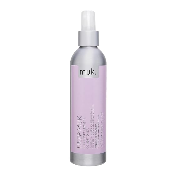 MUK. Deep Ultra Soft Leave In Conditioner - Hydrating Hair Conditioner Detangles, Nourishes & Tames Frizz. Leave in Conditioner Spray with Weightless Formula for Soft, Shiny Hair, 250ml
