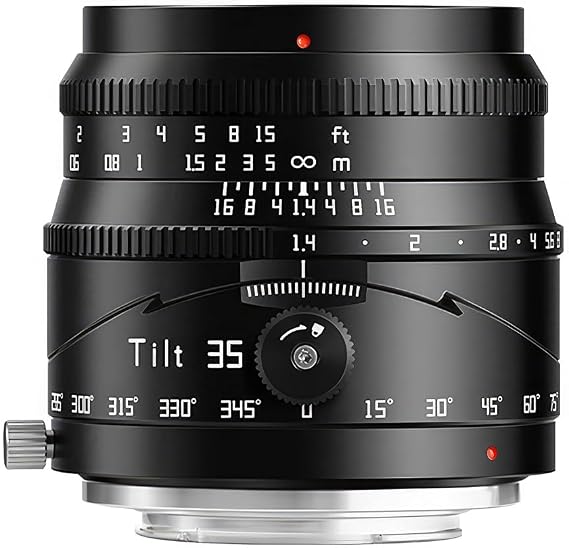 TTARTISAN 35mm F1.4 APS-C Tilt Shift Lens for Fujifilm Fuji X Mount Camera X-A1X-A10 X-A2 X-A3 X-A5 X-A7 X-M1 X-H1 X-H2 X-H2S X-T1 X-T10 X-T2 X-T20