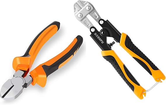 8 inch Small Bolt Cutters 6 inch Wire Cutters Side Cutters