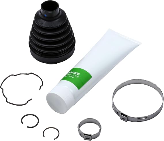 GM Genuine Parts 95228726 Front Driver Side Wheel Half-Shaft Constant Velocity CV Inner Boot Kit with Clamps and Rings