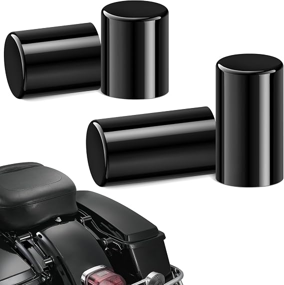 Amazicha Black Docking Hardware Covers Kit Compatible for Harley Davidson Touring Street Glide, Electra Glide, Road Glide, Road King 2009-later